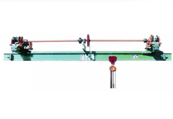 Handmatig bediende enkele ligger bovenloopkraan